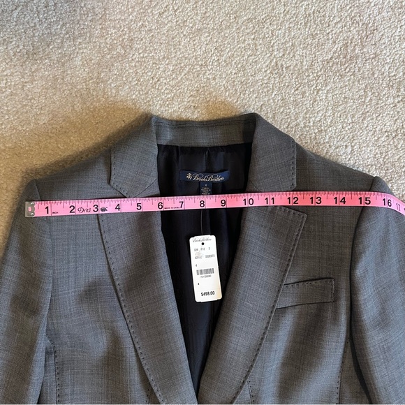 NWT GORGEOUS BROOKS BROTHERS WOOL BLEND BLAZER - $498 VALUE - SIZE 4 - Picture 7 of 11